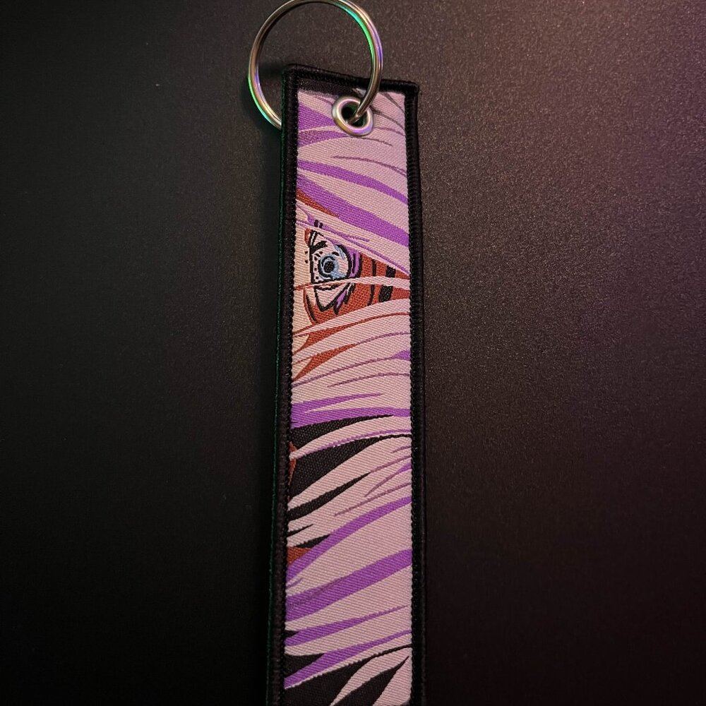 Jujustu Kaisen, Gojo Wristlet Lanyard Keychain Accessory, Embroidered